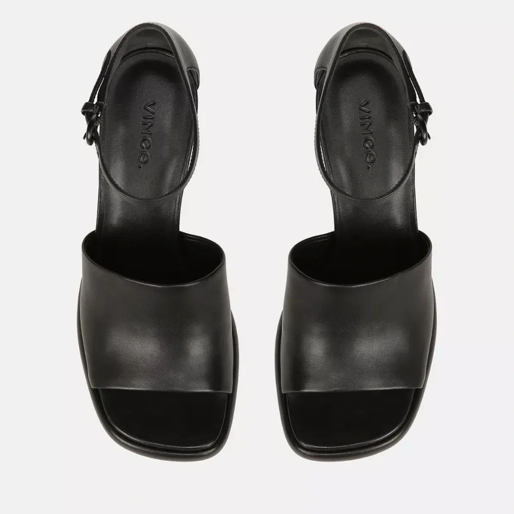 VINCE Amara Leather Platform Heel - Picture 8 of 8